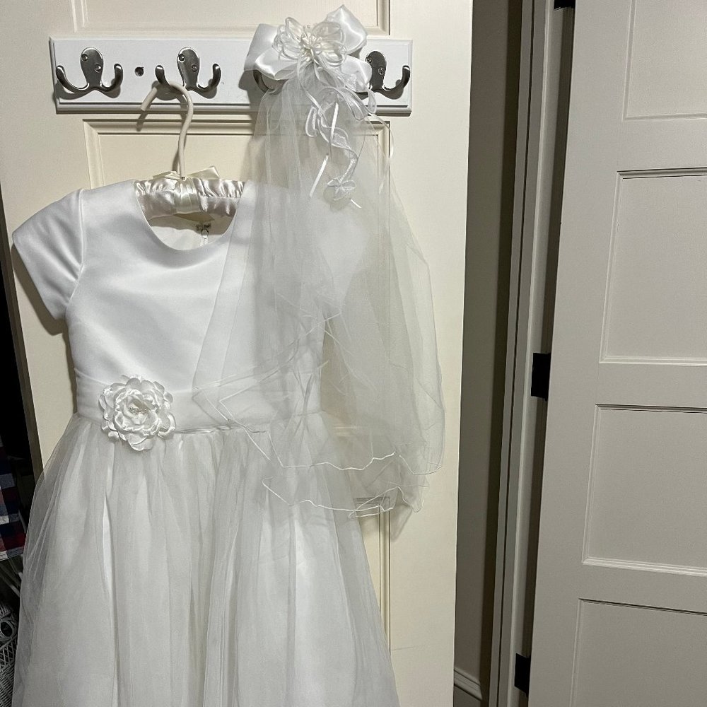 Girls White Dress
